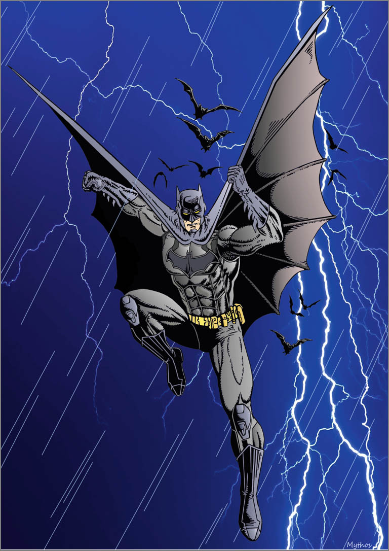Batman rain