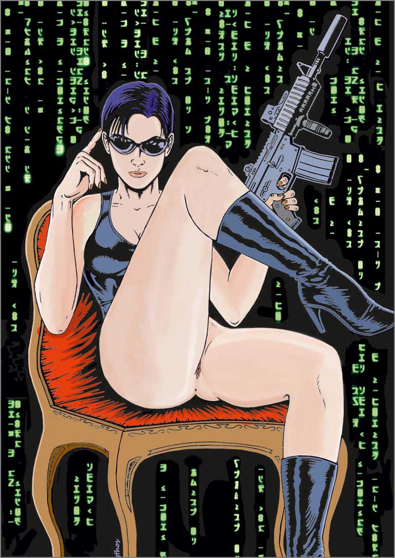 Trinity - The Matrix Sexy Pinup