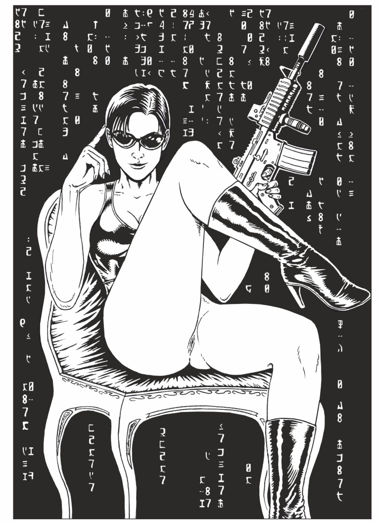 Trinity - The Matrix Sexy Pinup